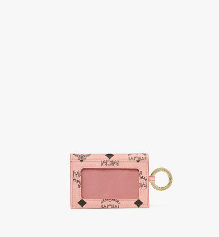 MXZFATA01PZ001-Aren Lanyard Card Wallet in Visetos|SOFT PINK