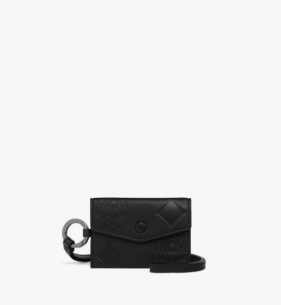 Aren Lanyard ID Wallet in Maxi Monogram Leather image 1