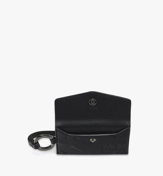 Aren Lanyard ID Wallet in Maxi Monogram Leather image 2