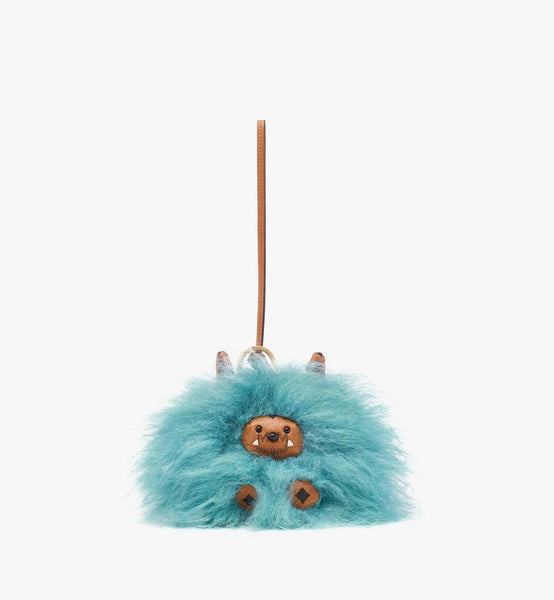Aren Mars Dog Charm in Faux Fur and Visetos image 1