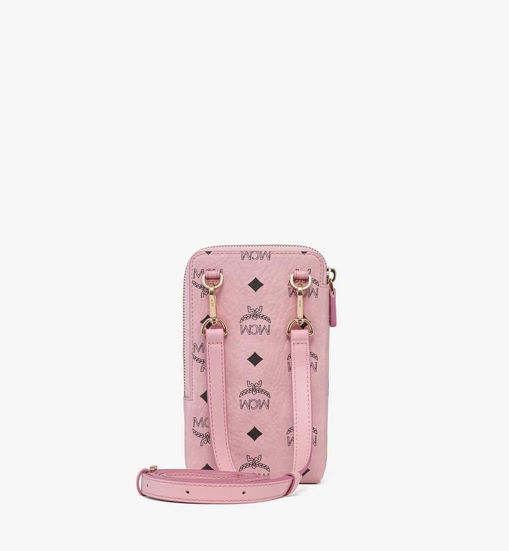 MXZGATA13PZ001-Aren Phone Pouch in Visetos|Soft Pink