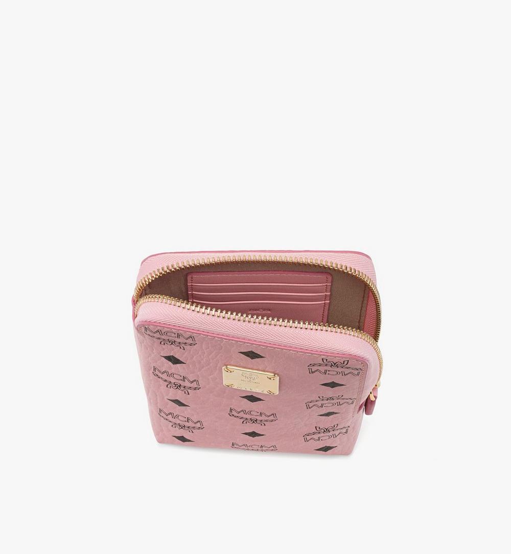 MXZGATA13PZ001-Aren Phone Pouch in Visetos|Soft Pink