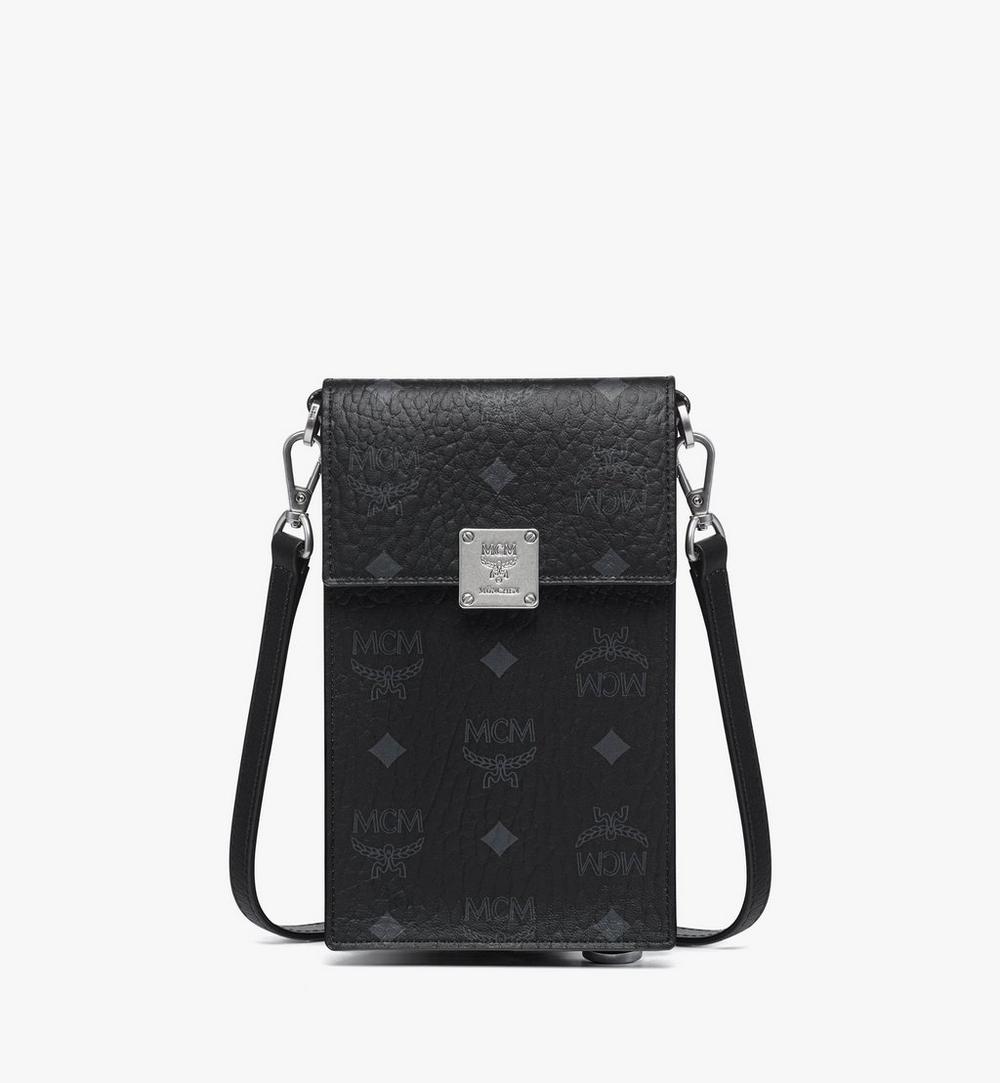 MXZGSTA11BK001-Aren Phone Wallet in Visetos|BLACK