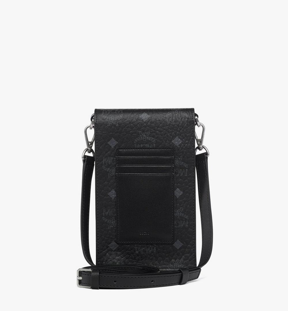 MXZGSTA11BK001-Aren Phone Wallet in Visetos|BLACK
