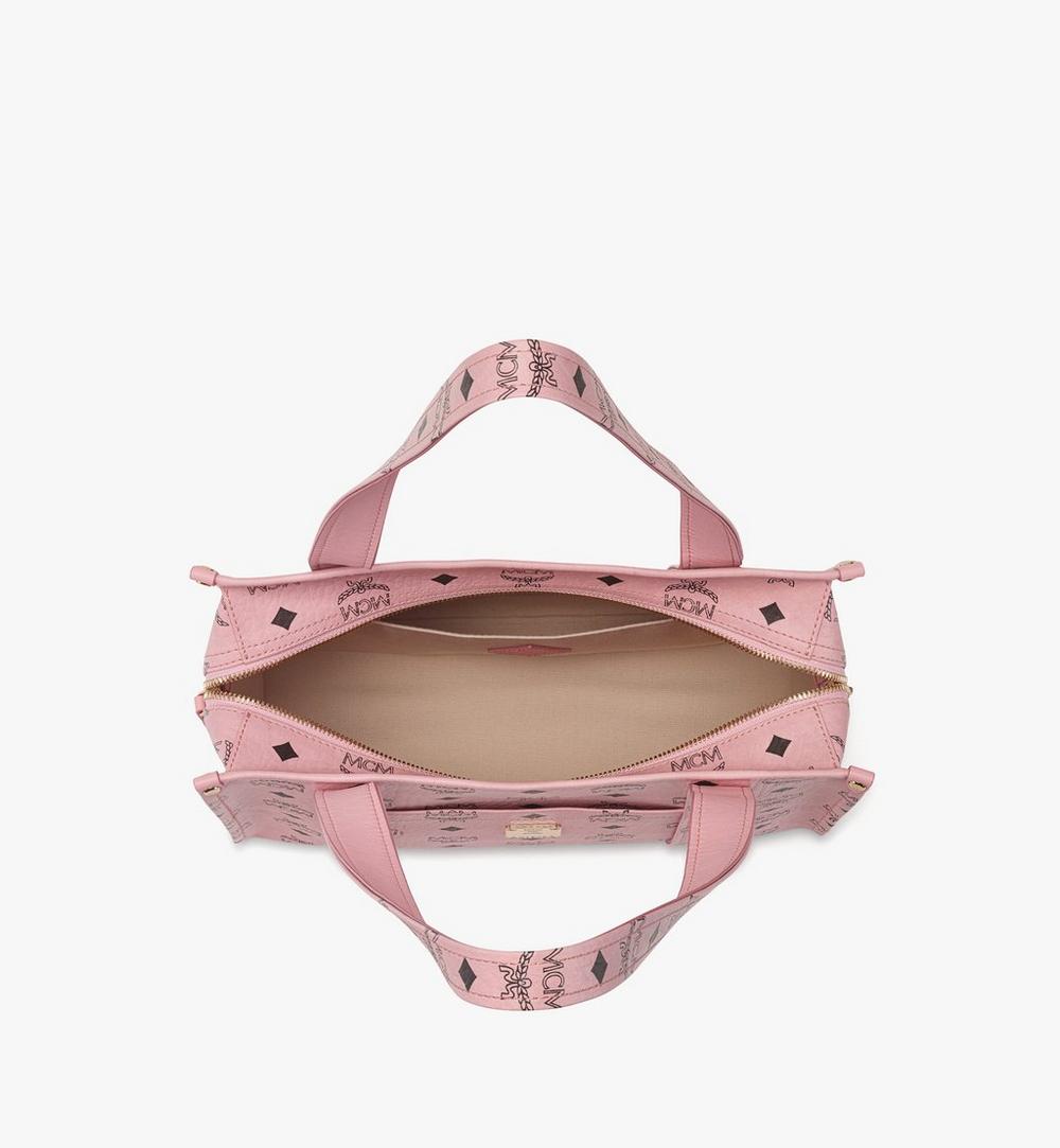 MWTGSTA03PZ001-Aren School Bag Tote in Visetos|SOFT PINK