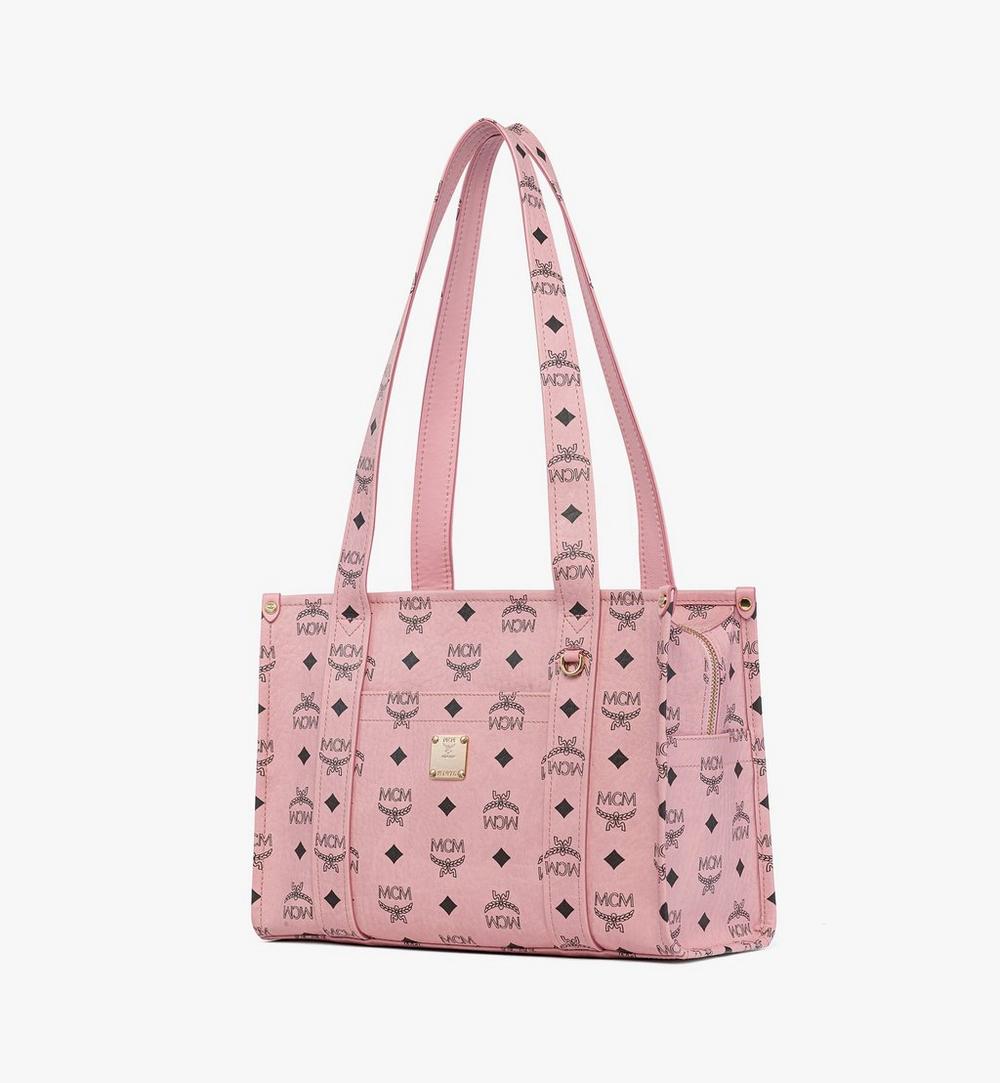 MWTGSTA03PZ001-Aren School Bag Tote in Visetos|SOFT PINK