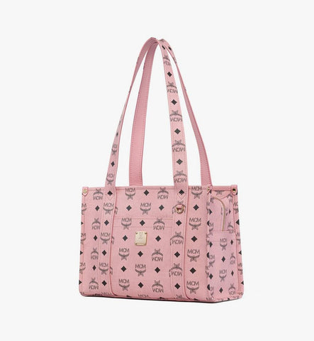 MWTGSTA03PZ001-Aren School Bag Tote in Visetos|SOFT PINK