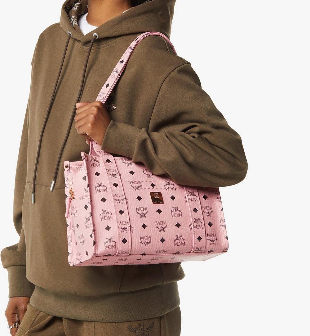 MWTGSTA03PZ001-Aren School Bag Tote in Visetos|SOFT PINK