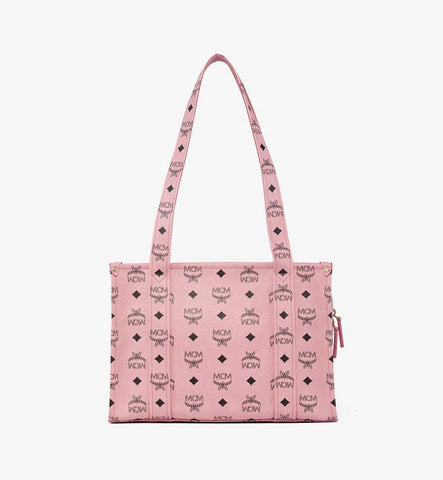 MWTGSTA03PZ001-Aren School Bag Tote in Visetos|SOFT PINK