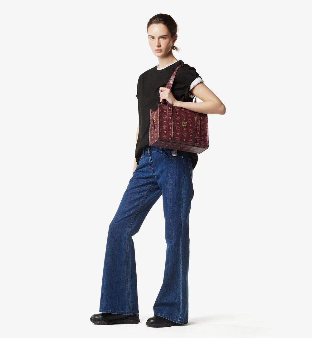 MWTGSTA034B001-Aren School Bag Tote in Visetos|Cinnamon