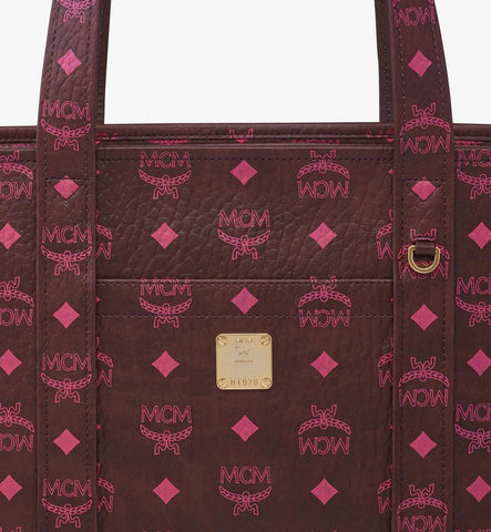 MWTGSTA034B001-Aren School Bag Tote in Visetos|Cinnamon