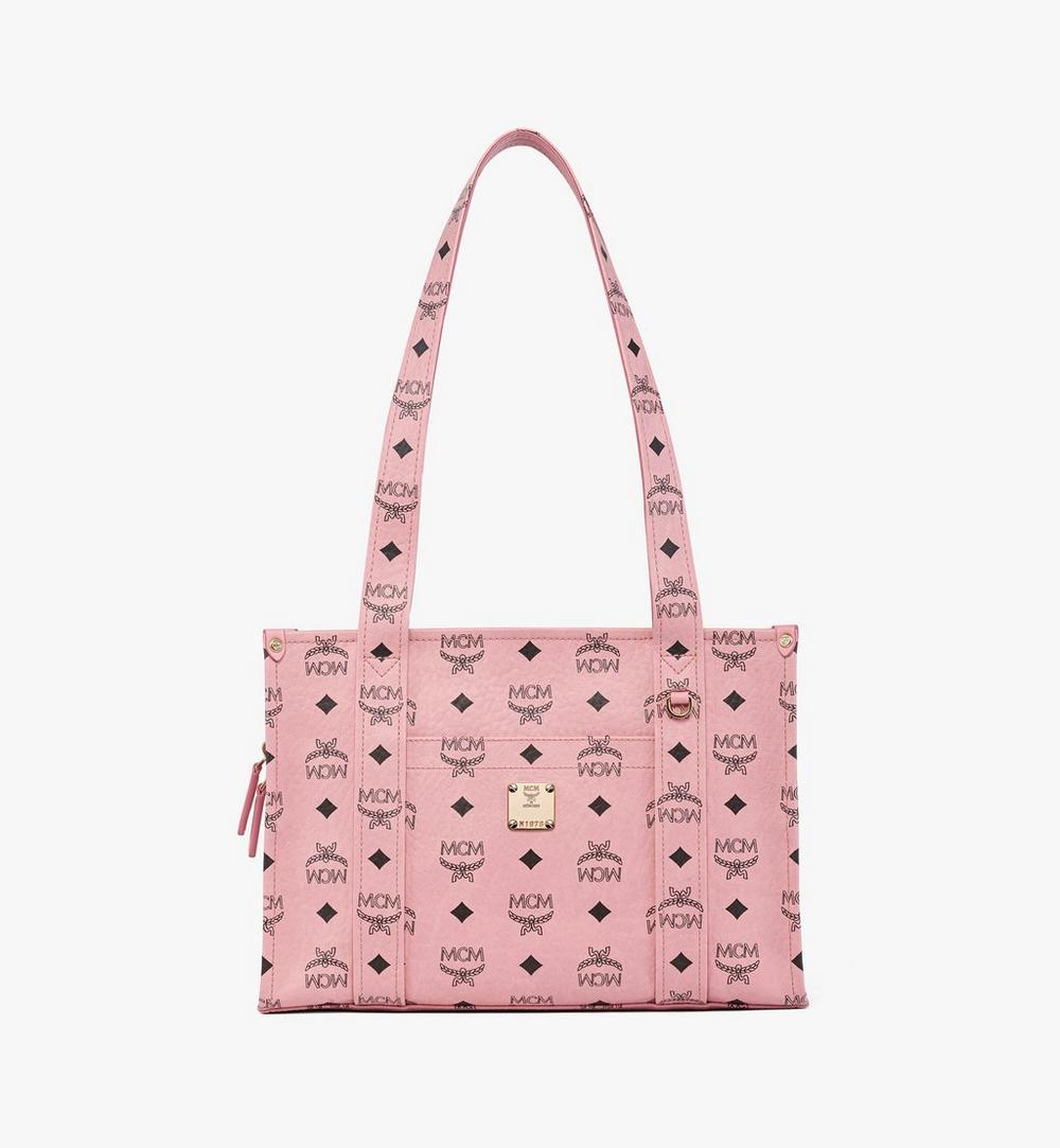 MWTGSTA03PZ001-Aren School Bag Tote in Visetos|SOFT PINK