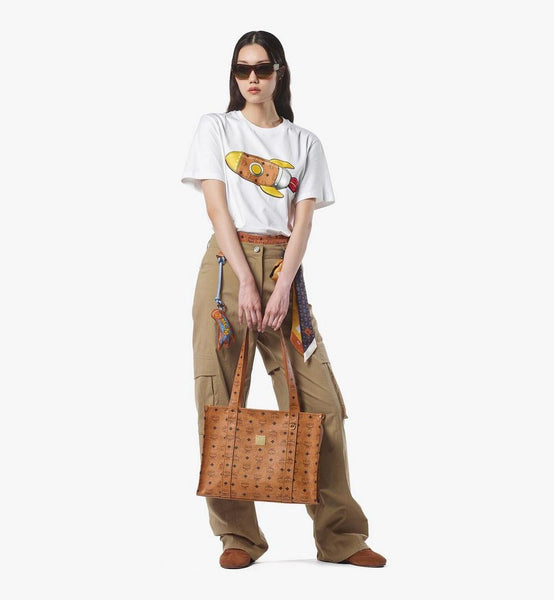 Aren School Tote in Visetos image 6