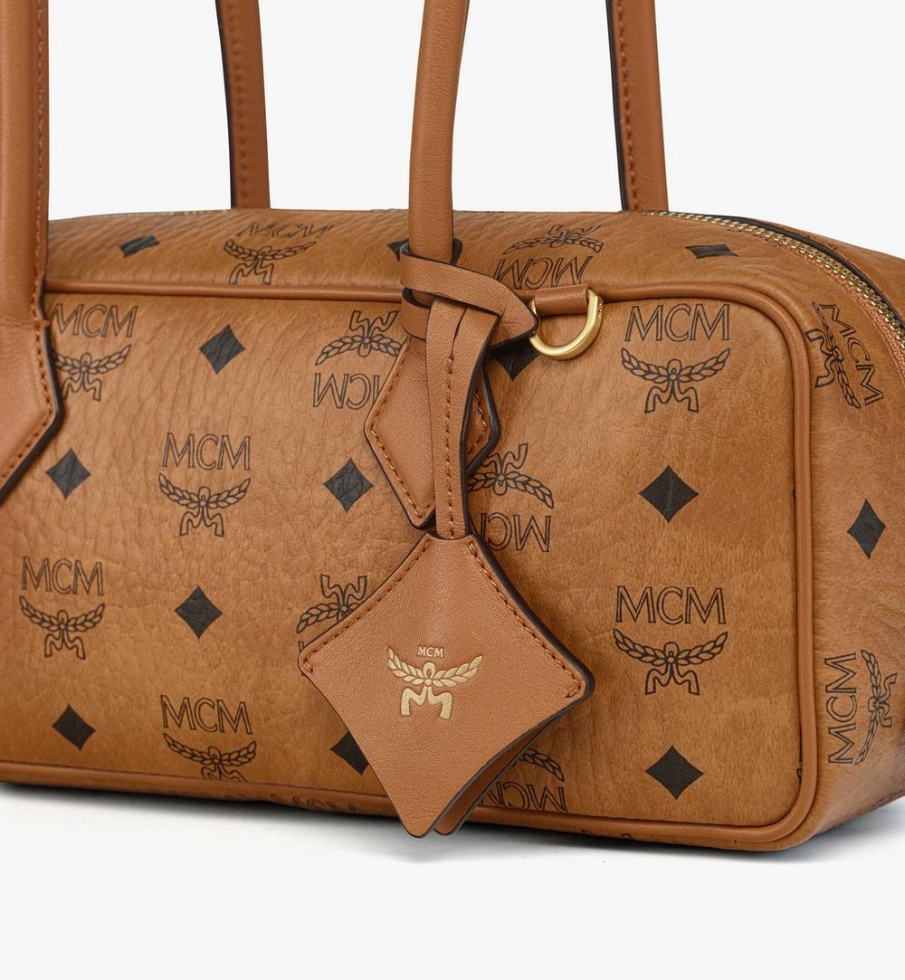 MWSGSTA02CO001-Aren Shoulder Bag in Visetos|COGNAC VINTAGE