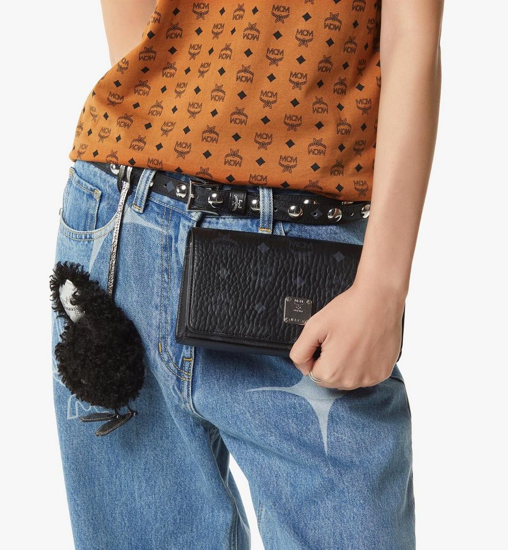 MWRGSTA03BK001-Aren Shoulder Bag in Visetos|BLACK