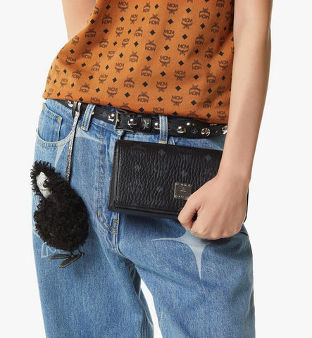 MWRGSTA03BK001-Aren Shoulder Bag in Visetos|BLACK