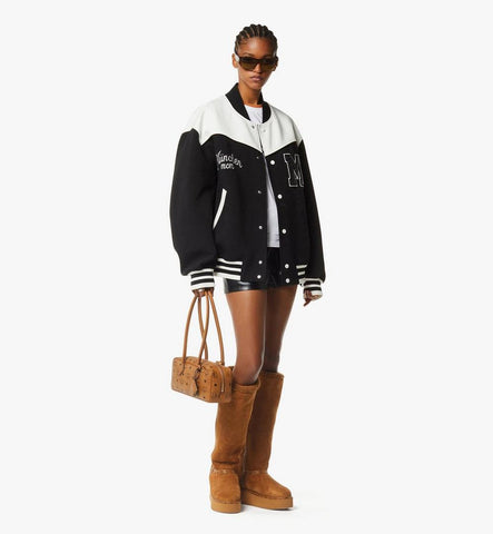 MWSGSTA02CO001-Aren Shoulder Bag in Visetos|COGNAC VINTAGE