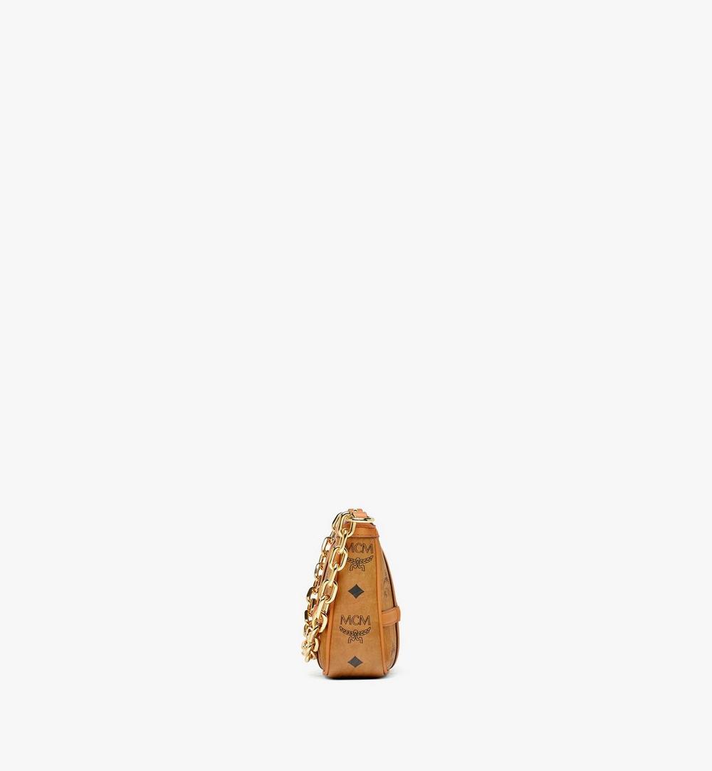 MWSFSTA02CO001-Aren Shoulder Bag in Visetos|COGNAC