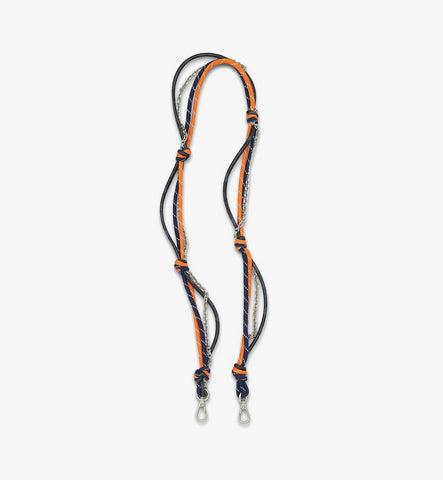 MYZGSTA06BK001-Aren Shoulder Strap in Cotton and Visetos|BLACK