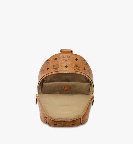 MMLGATA03CO001-Aren Sling Bag in Visetos|Cognac