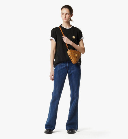 MYZGATA05CO001-Aren Tambourine Pouch in Visetos|Cognac