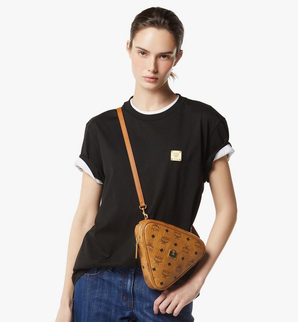 MYZGATA05CO001-Aren Tambourine Pouch in Visetos|Cognac