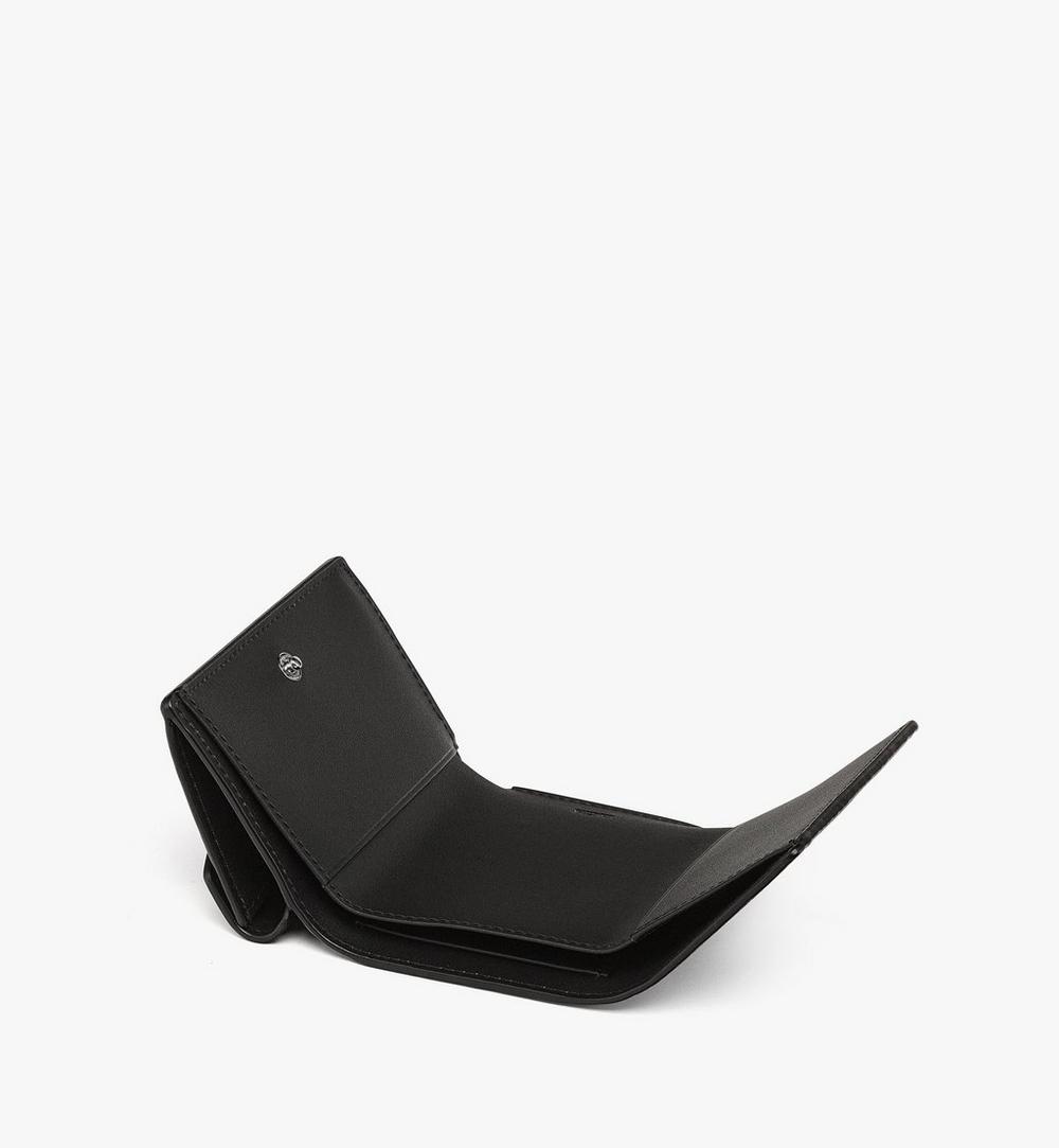 MYSEATA01BK001-Aren Trifold Wallet in Visetos|BLACK