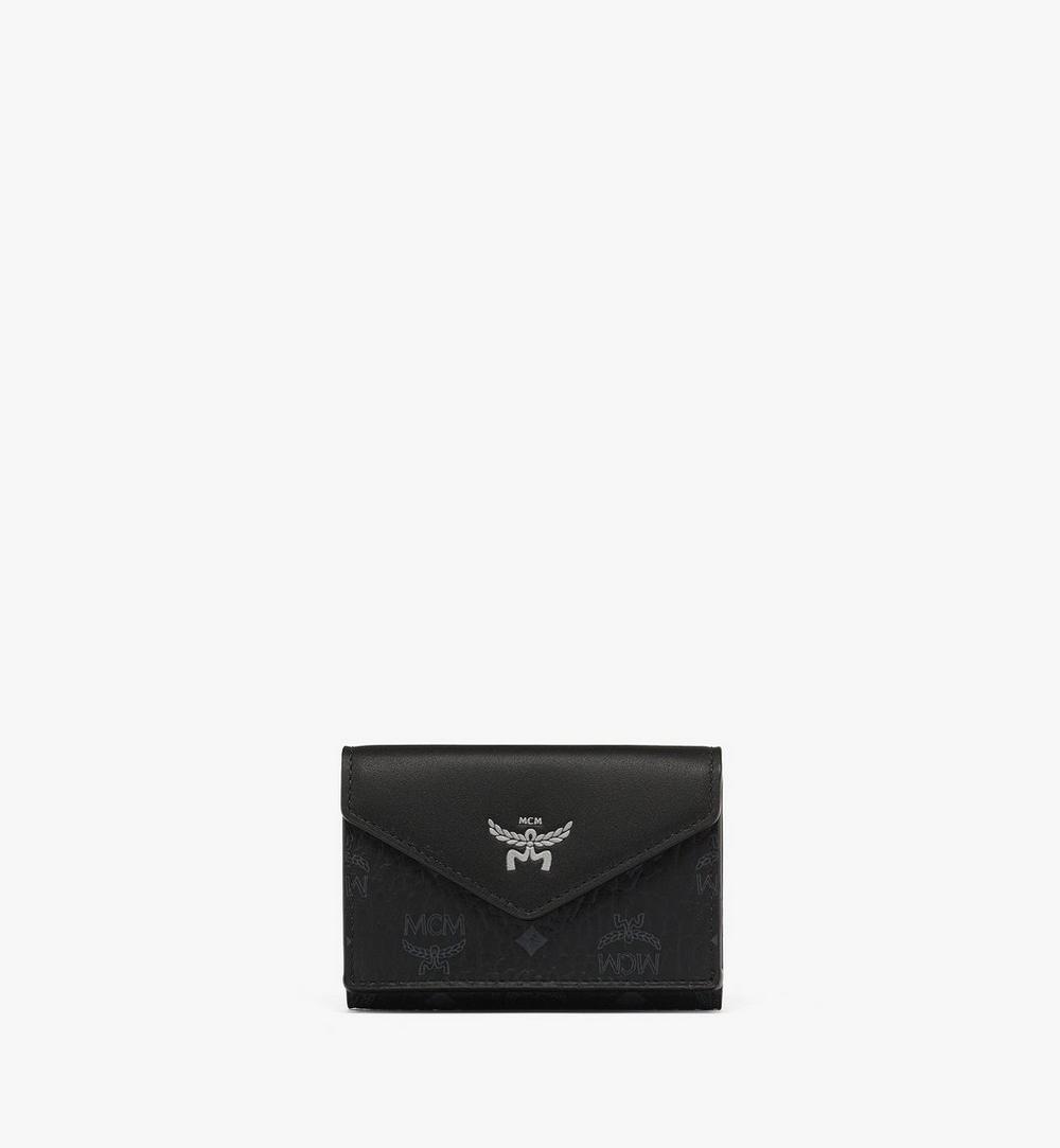MYSEATA01BK001-Aren Trifold Wallet in Visetos|BLACK