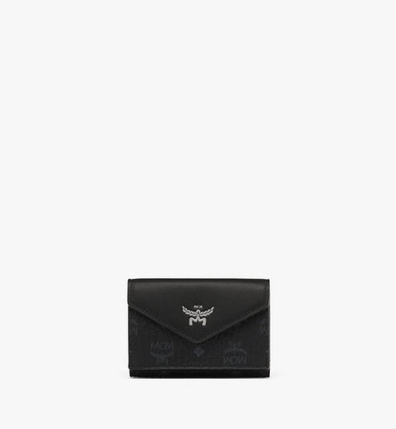 MYSEATA01BK001-Aren Trifold Wallet in Visetos|BLACK