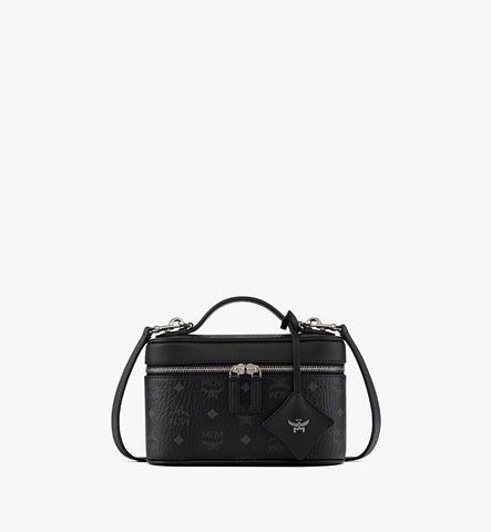 MWRGATA05BK001-Aren Vanity Case in Visetos Leather Mix|Black