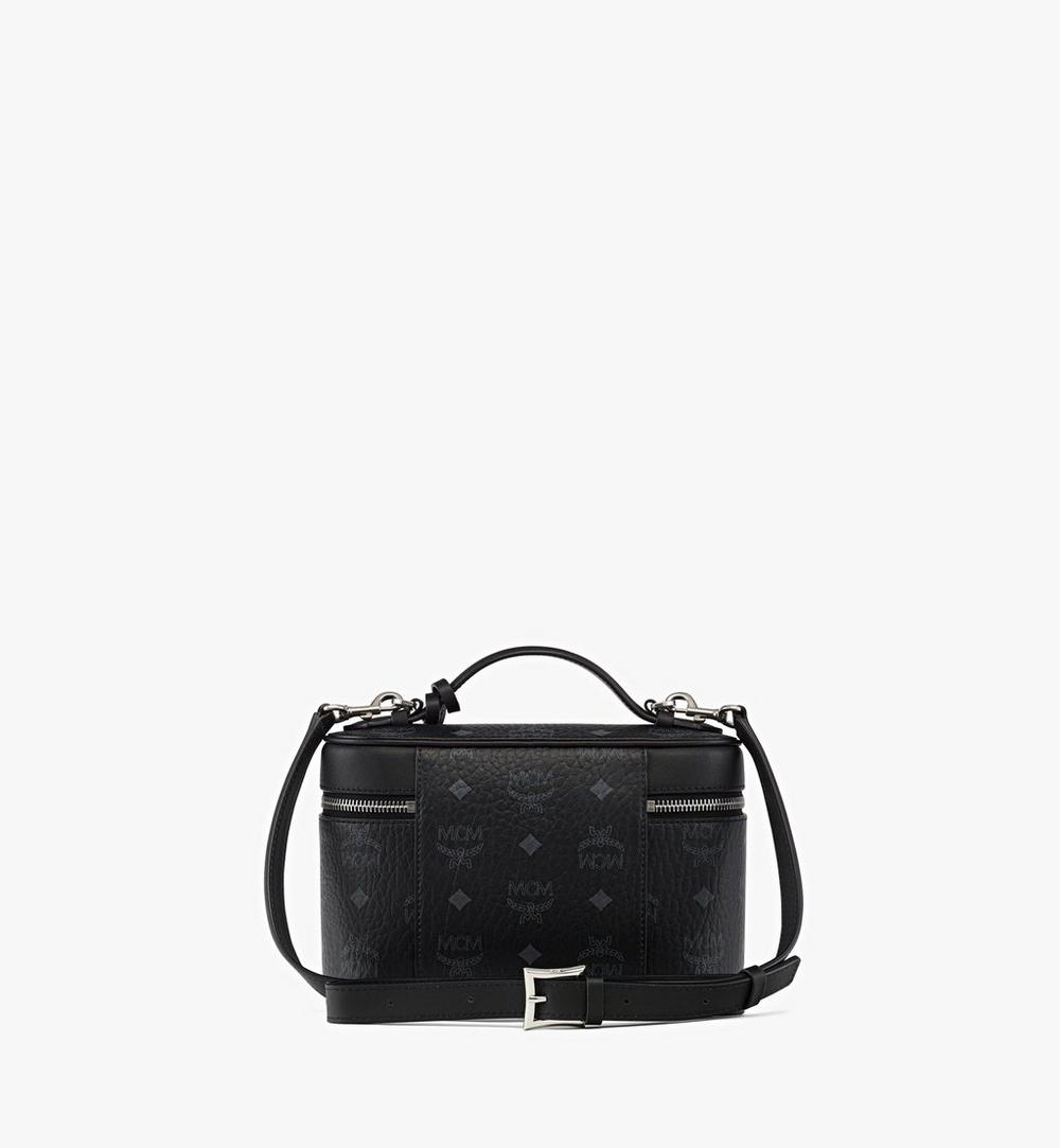 MWRGATA05BK001-Aren Vanity Case in Visetos Leather Mix|Black