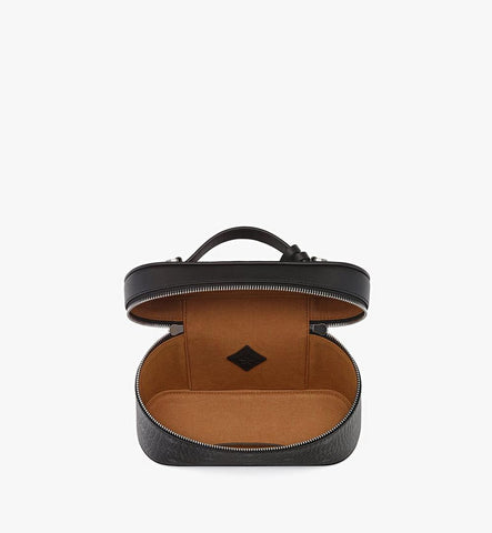 MWRGATA05BK001-Aren Vanity Case in Visetos Leather Mix|Black