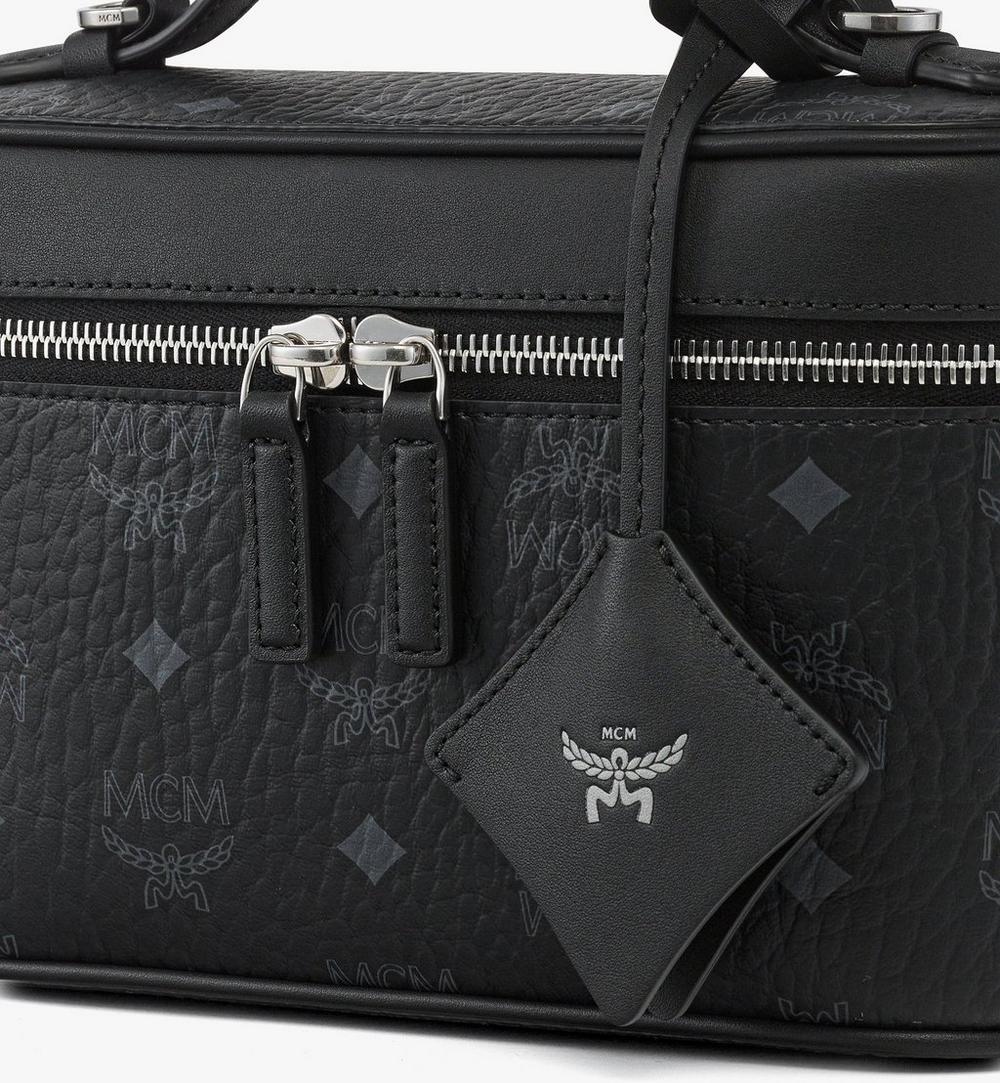 MWRGATA05BK001-Aren Vanity Case in Visetos Leather Mix|Black