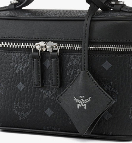 MWRGATA05BK001-Aren Vanity Case in Visetos Leather Mix|Black
