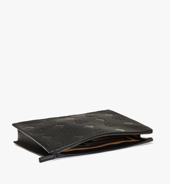 Aren Wristlet Pouch in Maxi Monogram Leather image 2