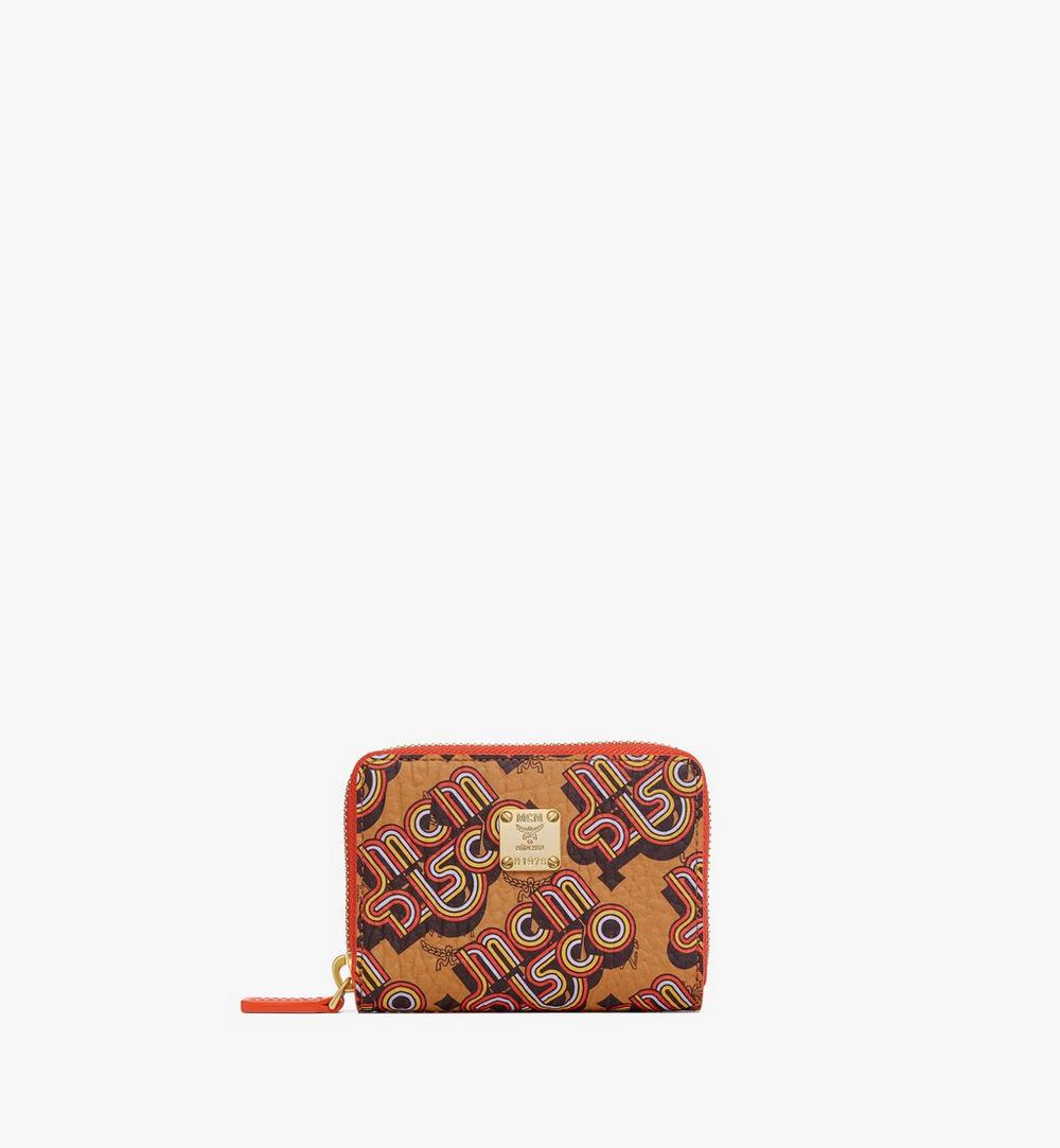 MYLGATA02CO001-Aren Zip Wallet in Disco Visetos|Cognac