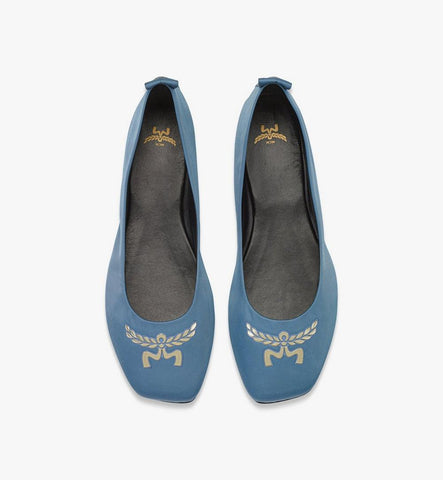 MESFSMM11E4039-Ballerina Shoes in ECONYL®|Blue Heaven