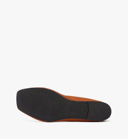 MESFSMM11CO038-Ballerina Shoes in ECONYL®|Cognac