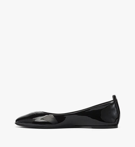 MESFSMM03BK036-Ballerina Shoes in Patent Lambskin|Black