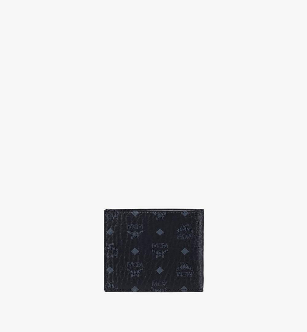MXSAAVI04BK001-Bifold Wallet in Visetos Original|BLACK