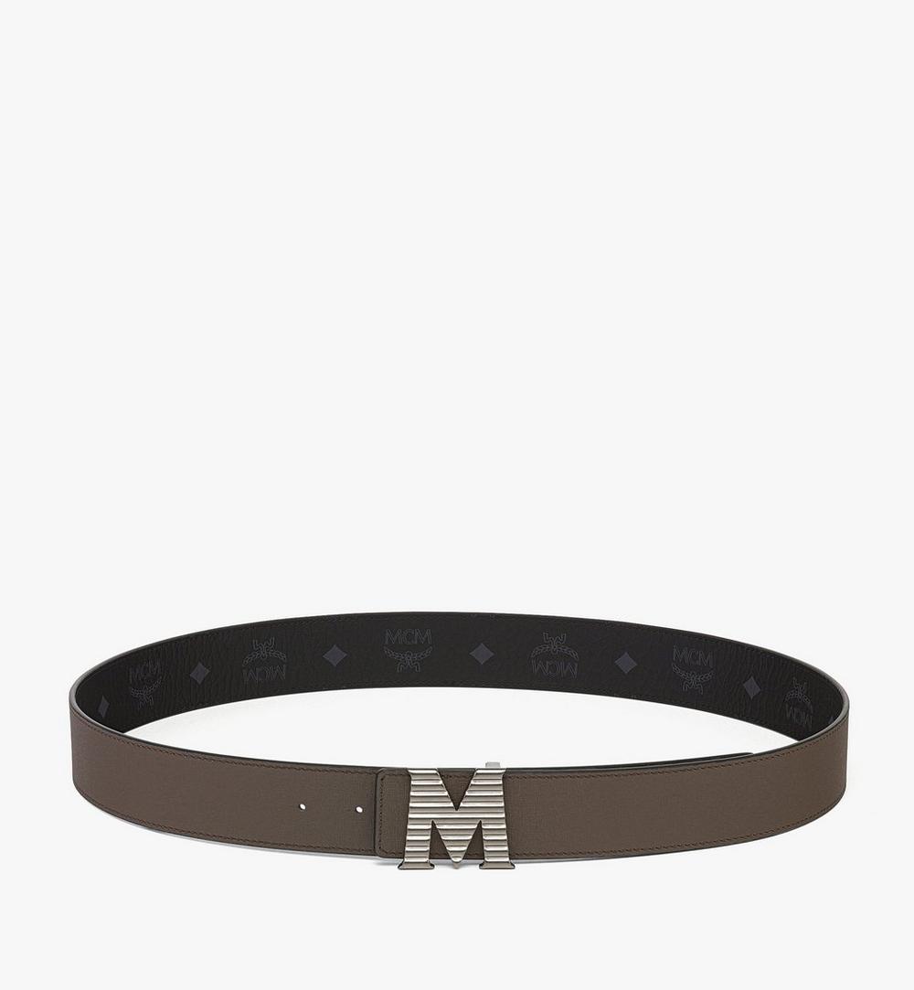 MXBFSCJ05FF075-CLAUS LTHR BELT, ANTQ SV, 4.0, SIZE, 075|Morel Grey