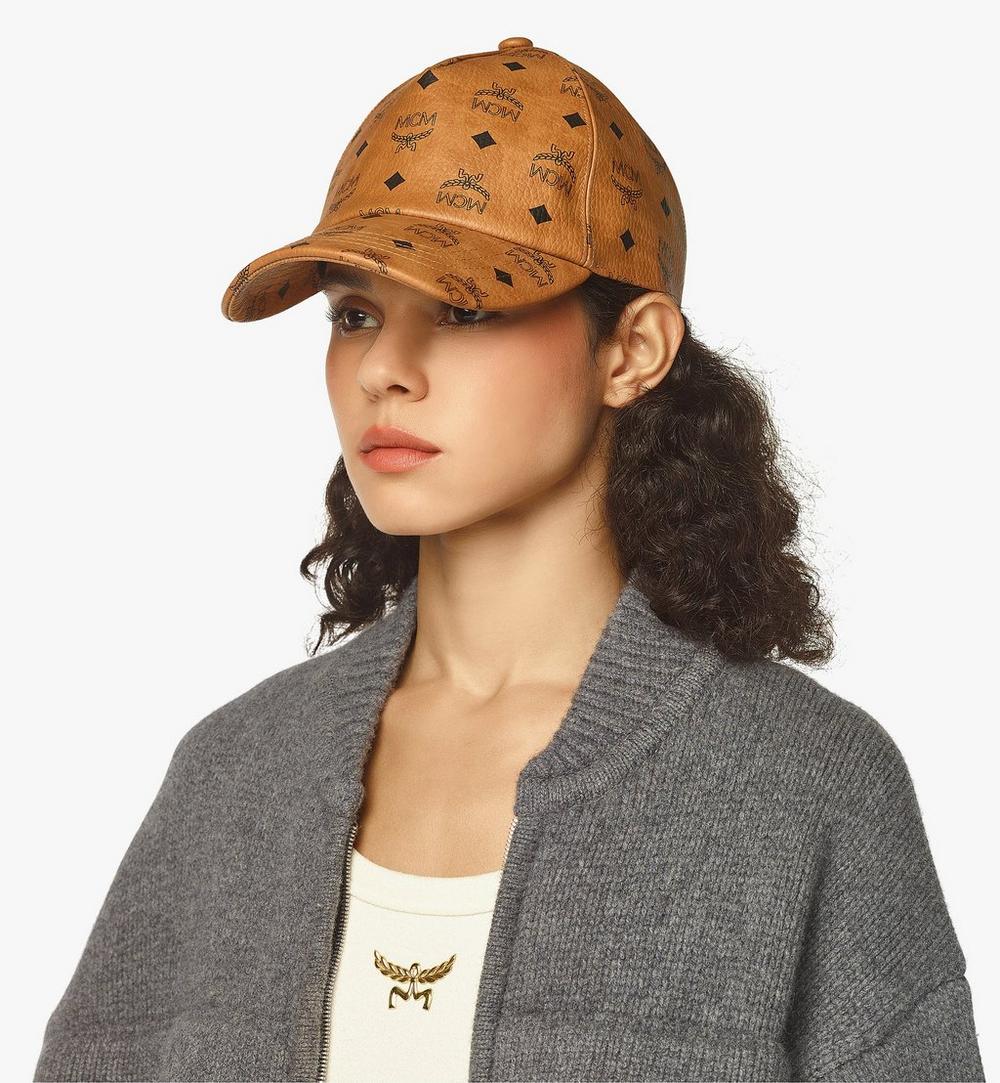 MECFSMM11CO001-Classic Cap in Visetos|COGNAC