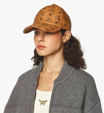 MECFSMM11CO001-Classic Cap in Visetos|COGNAC
