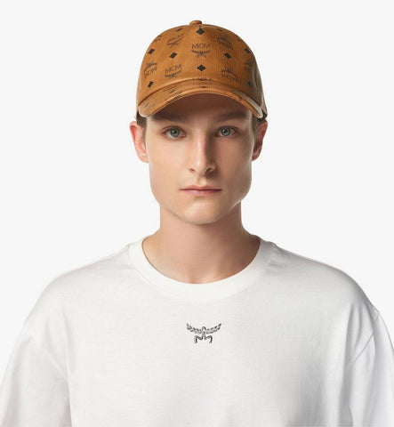 MECFSMM11CO001-Classic Cap in Visetos|COGNAC