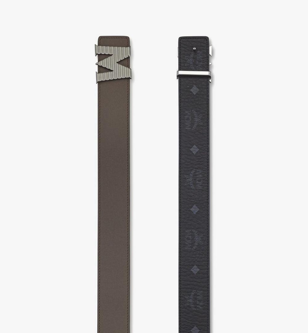 MXBFSCJ05FF080-Claus Fluted M Belt 1.5” in Grained Leather|Morel Grey