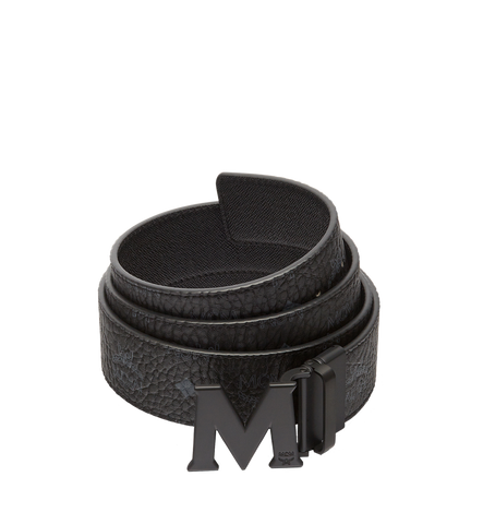 MXBAAVI08BK001-Claus M Reversible Belt 1.75” in Visetos|BLACK
