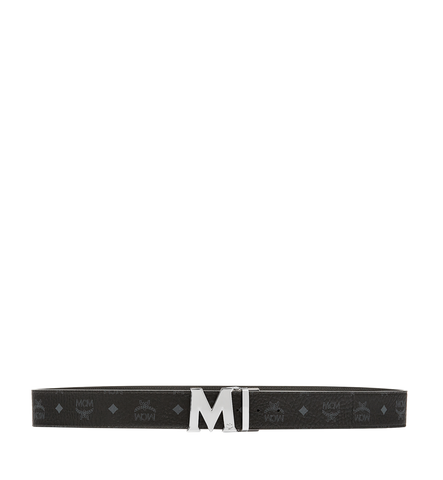 MXBAAVI01BK001-Claus M Reversible Belt 1.75" in Visetos|BLACK
