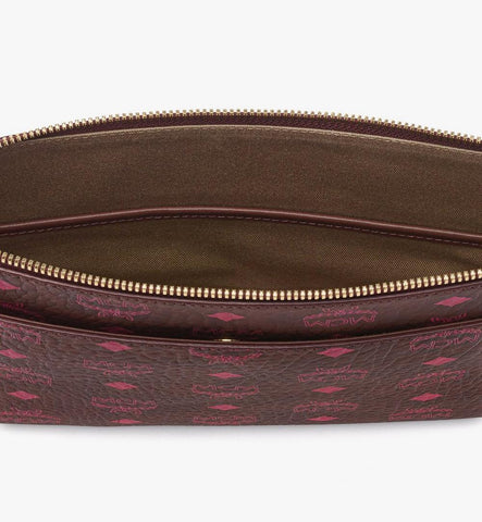 MYZGSTA094B001-Crossbody Pouch in Visetos Original|Cinnamon