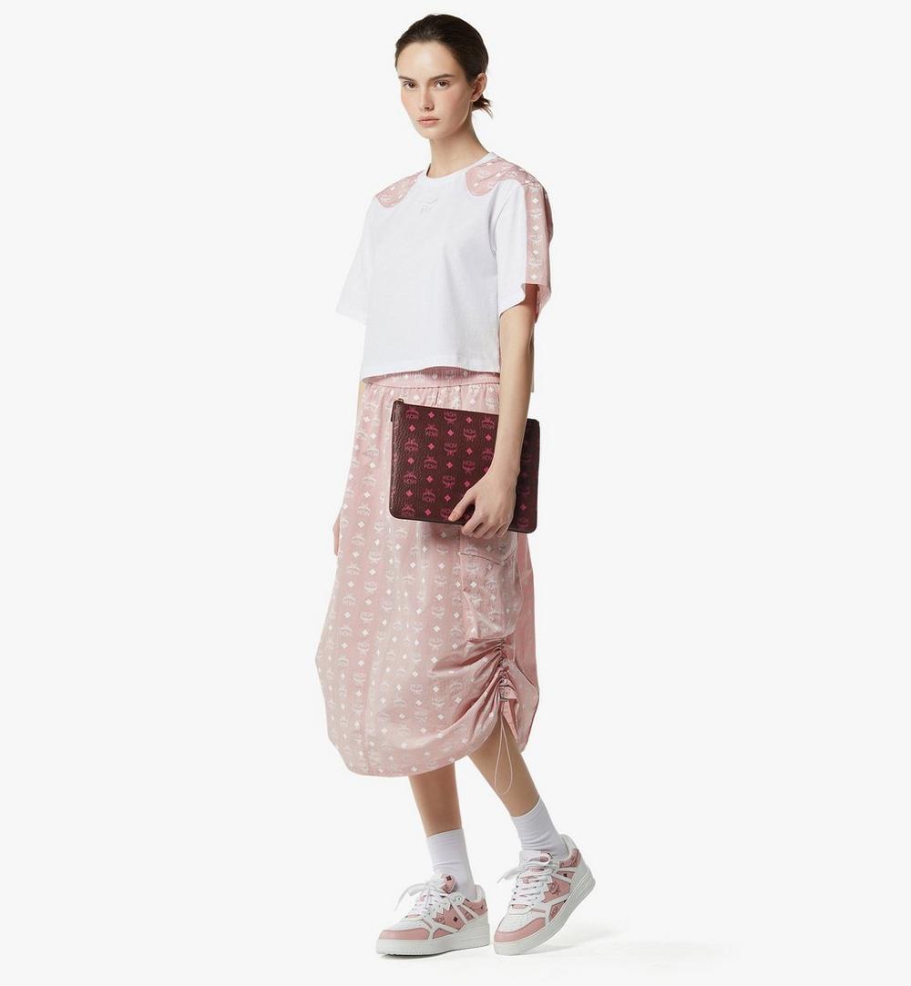 MYZGSTA094B001-Crossbody Pouch in Visetos Original|Cinnamon