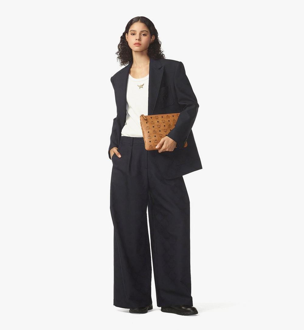MYZAAVI02CO001-Crossbody Pouch in Visetos Original|COGNAC